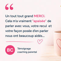 Témoignage coaching adulte